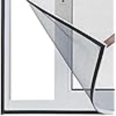 Imagem de Tela Mosquiteira Magnética Removível, Protetor para Janela com Velcro, 1,5x1,8m, Ideal para Apartamento