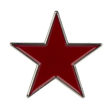 Imagem de Broche Mini Estrela Vermelha Metal Esquerda Comunismo Pin