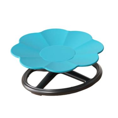 Imagem de SiaBiced Cadeira giratória sensorial para crianças, cadeira giratória sensorial para treinamento de coordenação corporal e banco giratório para aniversários de, Azul