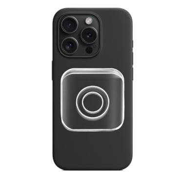 Imagem de HCSMZZD Suporte de telefone com ventosa de sucção, suporte de telefone para carro, acessório adesivo de silicone para parede, suporte de telefone espelhado