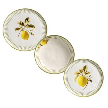 Imagem de Jogo De Pratos 18 Peças Bio Lemon Porto Brasil