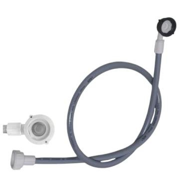 Imagem de Mangueira de saída de água de 2 metros ou 3 metros e mangueira de entrada da máquina de lavar roupa: 1,20 metros, 1,40 metros, 2 metros ou 3 metros(1 Mangueira de Entrada 1,20 M)