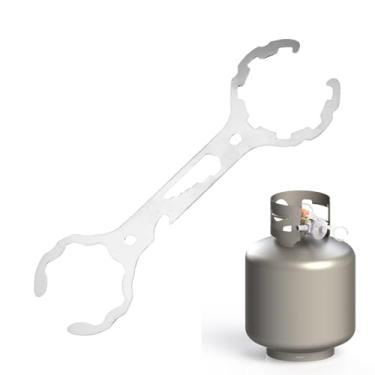 Imagem de Chave Para Regulador De Pressão - Chave Inglesa Multifuncional Antiderrapante, para Apertar Válvulas de Pressão,para Casa RV Cozinha Oficina Reparos Manutenção Técnico Exterior