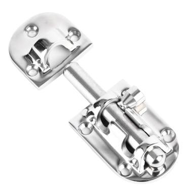 Imagem de Ymiko Fechadura Resistente do Parafuso da Porta Deslizante Com Trava do Tambor para a Janela e o Armário, 90x38mm, Trava de Segurança de Aço Inoxidável 316 à Prova de Ferrugem