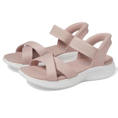 Imagem de Skechers Tênis feminino Ultra Flex 3.0 - Never Netter Hands Free Slip-ins, Blush, 34