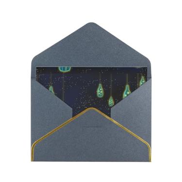 Imagem de SKKNT Linda garrafa de cartões comemorativos com impressão sob o céu noturno para todas as ocasiões, convites de festa de aniversário de casamento, 12,7 x 15,2 cm