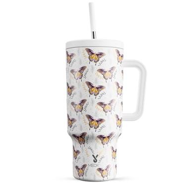 Imagem de Meoky Copo de 1,134 g com alça e canudo (WTB)