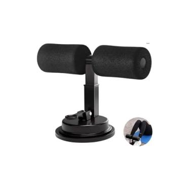 Imagem de Aparelho Abdominal Portátil, Borracha Nitrílica, Preto, 25x17x14cm, 500g, Resistência Ajustável, Compacto