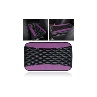 Imagem de Couslcd Almofada de console central automotiva, capa de caixa de assento universal à prova d'água, acessórios para interior de carro, protetor de couro para apoio de braço automotivo para a maioria