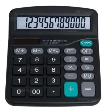 Imagem de Calculadora De Mesa Comercial Escritório Display 12 Digitos