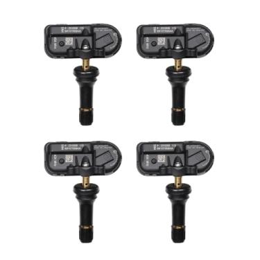 Imagem de OGGUYME Sensor de monitoramento de pressão de pneu de carro 4 peças Tpms compatível com Jeep Dodge Ram 1500 2500 3500 2014-2018 68157568AA 434MHz