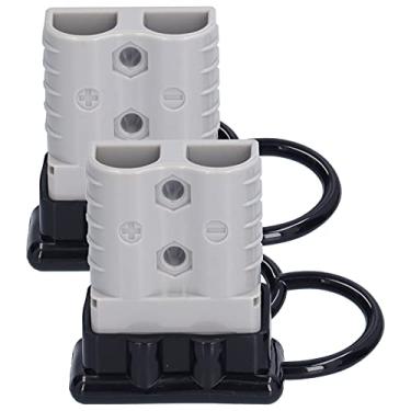 Imagem de Hyuduo Conector de Alimentação, 600V 120A Latão Banhado a Prata e Bateria de Policarbonato Conector Rápido Com Desconexão de Conexão Rápida para Carros de Corrida, Barcos, Caminhões, Empilhadeiras