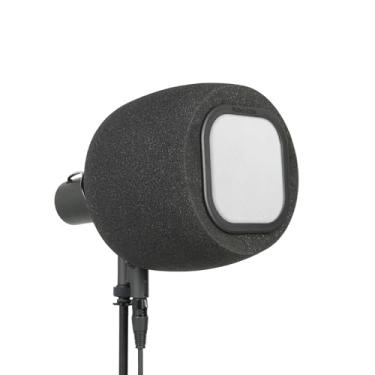 Imagem de Soundbox 7B Cabine de isolamento de gravação de endereço superior - Escudo de microfone portátil com filtro pop substituível para vocais de qualidade de estúdio, podcast. Compatível com SM7B, MV7