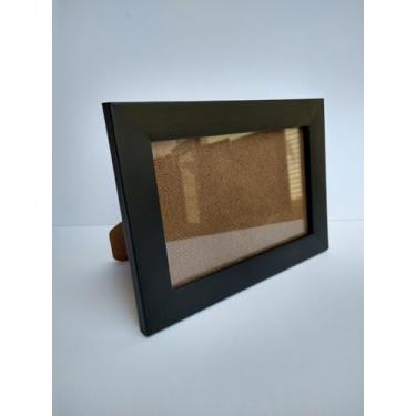 Imagem de Porta Retrato 15x21 Foto Família Namorados Moldura C/Acrilico Cor Preto