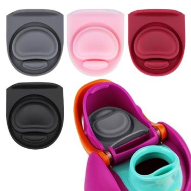 Imagem de BMSQOFD 4 peças de rolha de substituição compatíveis com Owala FreeSip 473 ml, 947 ml, tampa de vedação superior de garrafa de água para Owala 16/19/24/32/1,134 g tampa de boca de vedação de silicone