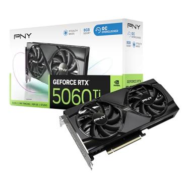 Imagem de PNY GeForce RTX™ 5060 Ti 8GB Overclocked Dual Fan GPU DLSS 4