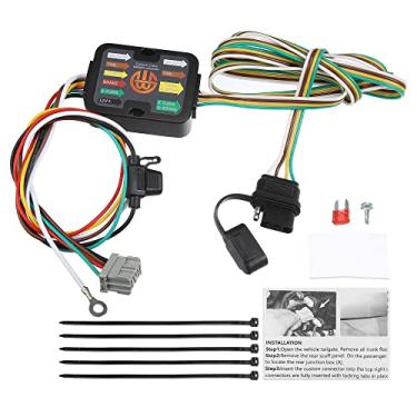 Imagem de X AUTOHAUX 1 conjunto 56161 lado do veículo 4 pinos 4 vias reboque cablagem reboque conversor de reboque para Honda Odyssey 2005 2006 2007 2008 2009 2010