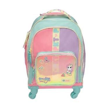 Imagem de Mochila Grande Com 4 Rodinhas 360 Graus Color Block Puket