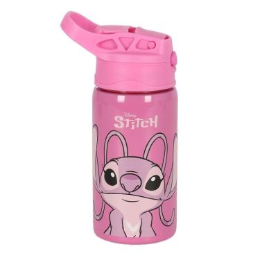 Imagem de Garrafa Inox 500ml Stitch Angel Não-Térmica Infantil Escolar-Feminino