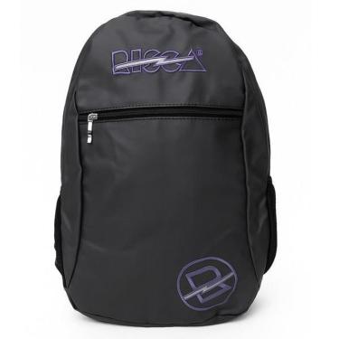 Imagem de MOCHILA EMBORRACHADA RISCA PRETO/ROXO 9079-Unissex