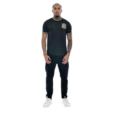 Imagem de Camisa Corinthians Masculina Gola e Punho Retilinea 33019-Masculino