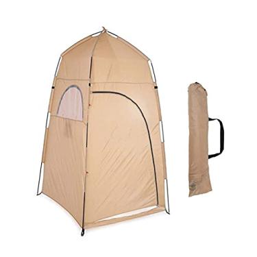 Imagem de AkosOL Tenda de privacidade para vestiário pop up, barraca de vaso sanitário para acampamento ao ar livre instantânea chuveiro praia vestiário abrigo dossel dobrável e automático de abertura rápida