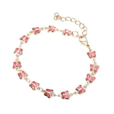 Imagem de Pulseira de coração feminina elegante vintage moderna cor doce cobre, One Size Fits Most, Metal, Sem Pedra Preciosa