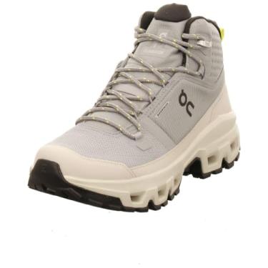 Imagem de On Tênis feminino impermeável Cloudrock Mid, Liga/gelo, 36