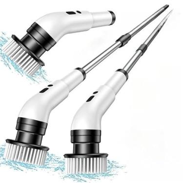 Imagem de Escova De Limpeza Elétrico Ajustável Janela Banheiro E Cozinha