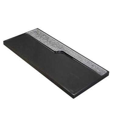 Imagem de Bandeja de chá para escritório em casa, bandeja de chá de pedra oolong, conjuntos de chá de kung fu, pedra mar, grande, mesa de chá, bandeja de chá de pedra simples, prato de chá (120 x 60 x 3 cm)