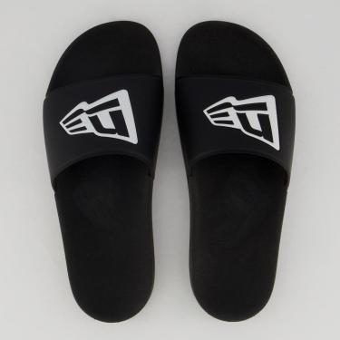 Imagem de Chinelo New Era Slide Flag Ne Branded Preto-Masculino