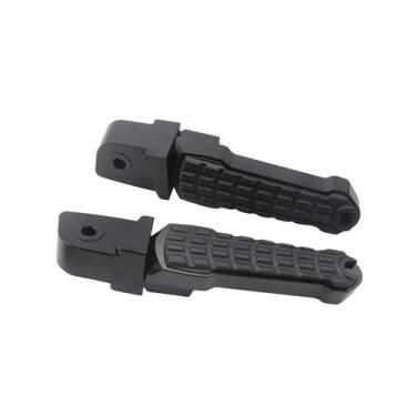 Imagem de Anti-derrapante Para forza125 2023 2022 2021 força 250 300 350 cnc pedal do passageiro traseiro pé-placas(Preto)