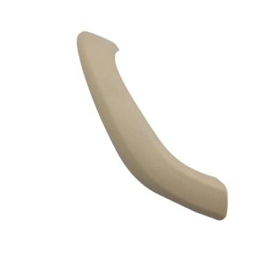 Imagem de Atualizado interior maçaneta da porta capa guarnição substituição compatível com bmw x1 x2 f48 f49 f39 2016 2017 2018 2019 2020(Beige Right)