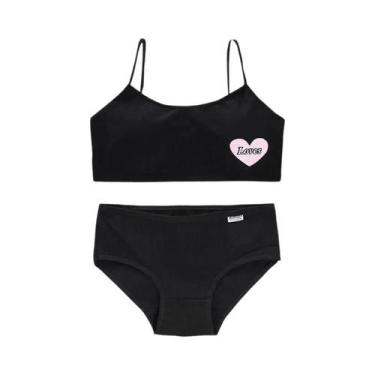 Imagem de Conjunto De Sutiã E Calcinhas De Algodão Para Meninas Adolescentes, Ro