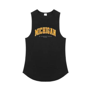 Imagem de Camiseta Regata Masculina De Algodão Para Corrida, Academia E Fitness,