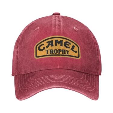 Imagem de Boné Clássico Vintage Com Logo Camel Trophy, Estilo Snapback, Ideal Pa