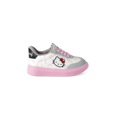 Imagem de Tênis Infantil Novopé Hello Kitty Cadarços 28/32 Multicolor, 29