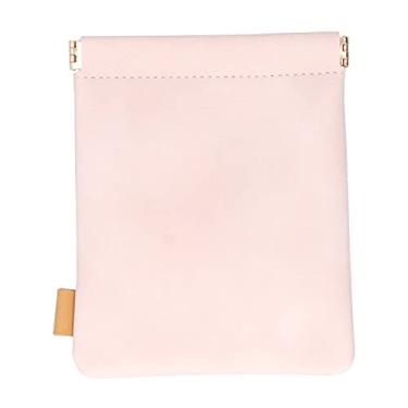 Imagem de Bolsa de armazenamento de cabos, à prova d'água, durável, organizador multiuso, bolsa para carregador, cabo de dados, fone de ouvido, acessórios eletrônicos, material pu rosa