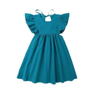 Imagem de Vestidos De Bebê Em Linho Branco Com Renda Para Meninas, Verão, Festa 
