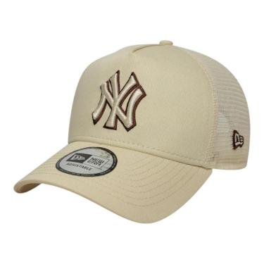 Imagem de Boné New Era 940 A-Frame New York Yankees Outline Trucker-Masculino