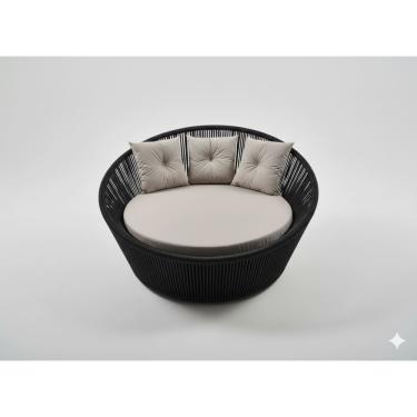 Imagem de Chaise Londres em Corda Náutica e Alumínio – O Máximo em Conforto e Sofisticação