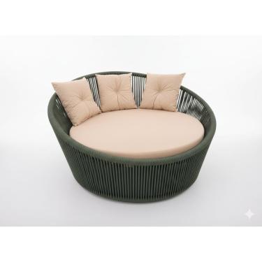 Imagem de Chaise Londres em Corda Náutica e Alumínio – O Máximo em Conforto e Sofisticação