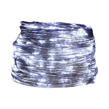 Imagem de Luzes De Fada LED Com Fio Prateado 10M-200M, Guirlanda De Natal Para D