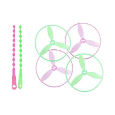 Imagem de Brinquedo Luminoso LED De Disco Voador Em Formato De Libélula De Bambu