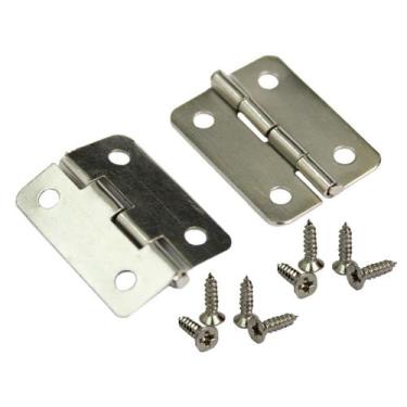 Imagem de Dobradiça Com Parafuso P 2,2cm Para Artesanato - 50 Unidades - Russo A