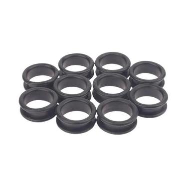 Imagem de Anéis De Silicone Macio Para Dedos Para Tesouras De Cabeleireiro 10 Pe