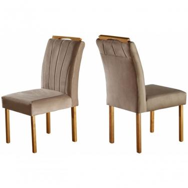 Imagem de Cadeiras Para Mesa De Jantar Madeira Maciça - Juliana - Móveis Mundial