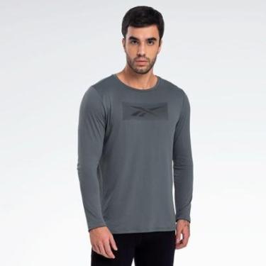Imagem de Camiseta Reebok Race Print Manga longa Masculina-Masculino