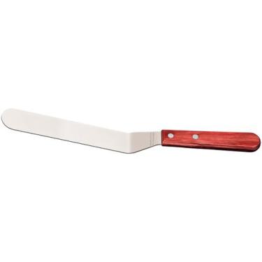 Imagem de Espátula para Bolo Inox Tramontina - Polywood, Vermelho