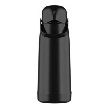 Imagem de Garrafa Térmica Preta Magic Pump 1.8L Quente Frio Café Chá Termoalar -